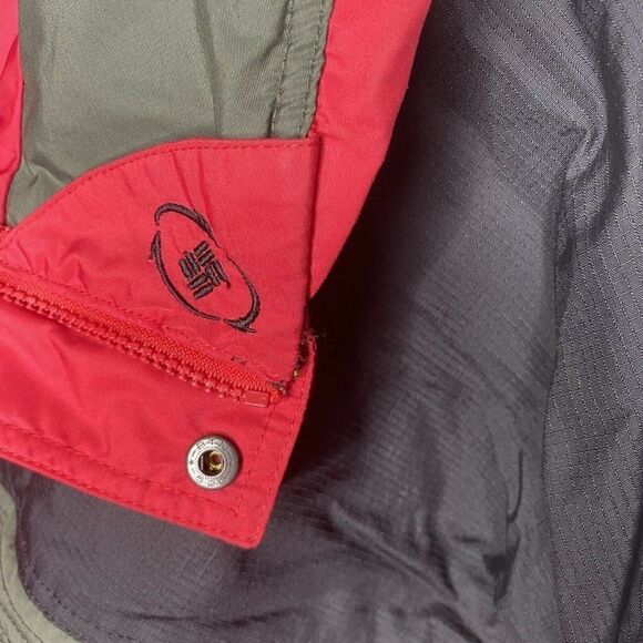 Columbia Nylon Full Zip Red Men’s Jacket Coat L - Picture 4 of 6